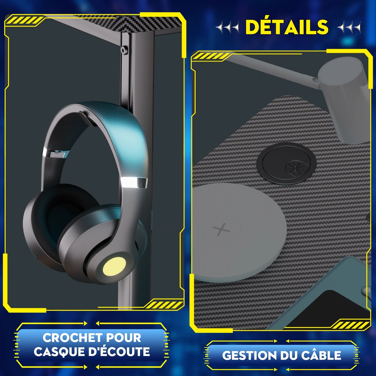 Mova-Corner Pro : Le Bureau d'Angle avec Station de Charge