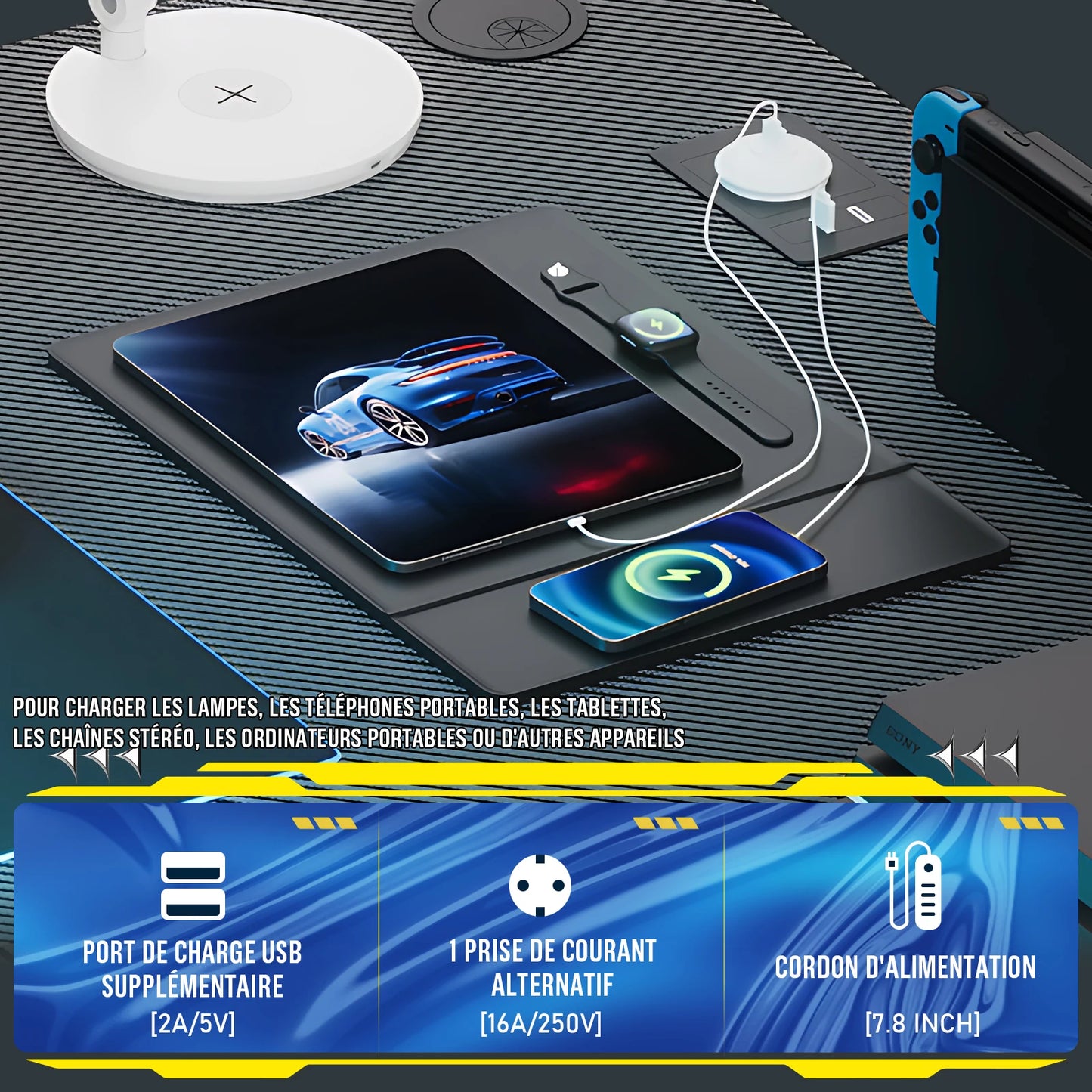 Mova-Corner Pro : Le Bureau d'Angle avec Station de Charge