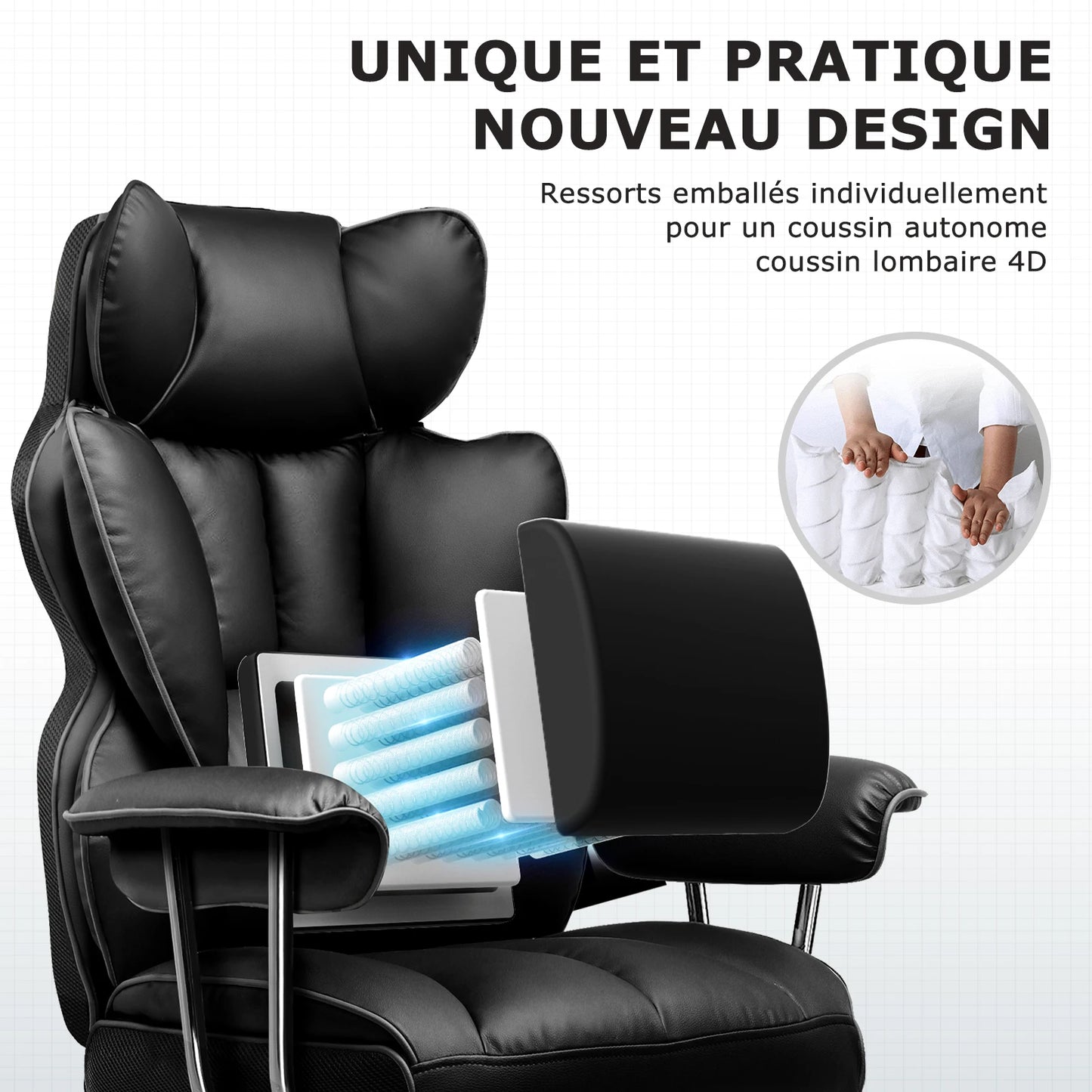 Chaise Bureau MovaPro — Premium Comfort