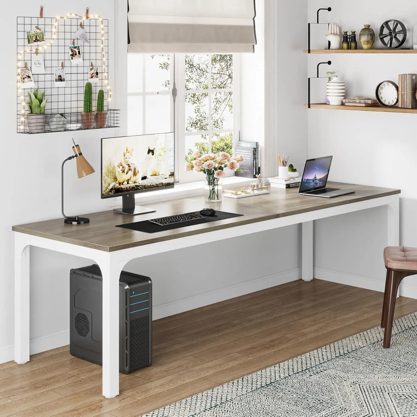 Mova-Duo : Le Bureau Longueur XL (200 cm)