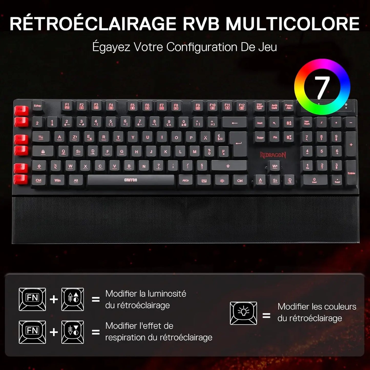 MovaKeys K505 — Clavier Gaming Haute Performance (AZERTY)