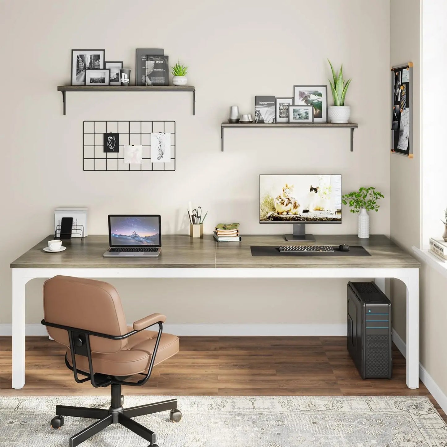 Mova-Duo : Le Bureau Longueur XL (200 cm)