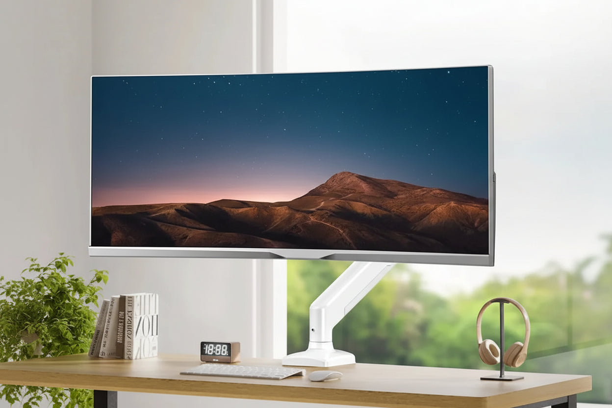 MovaMount Pro — Bras de Moniteur Ergonomique (13-32")