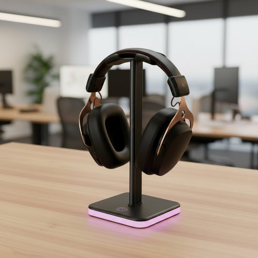 Support de Casque MovaBeam — Station RGB Haute Fidélité