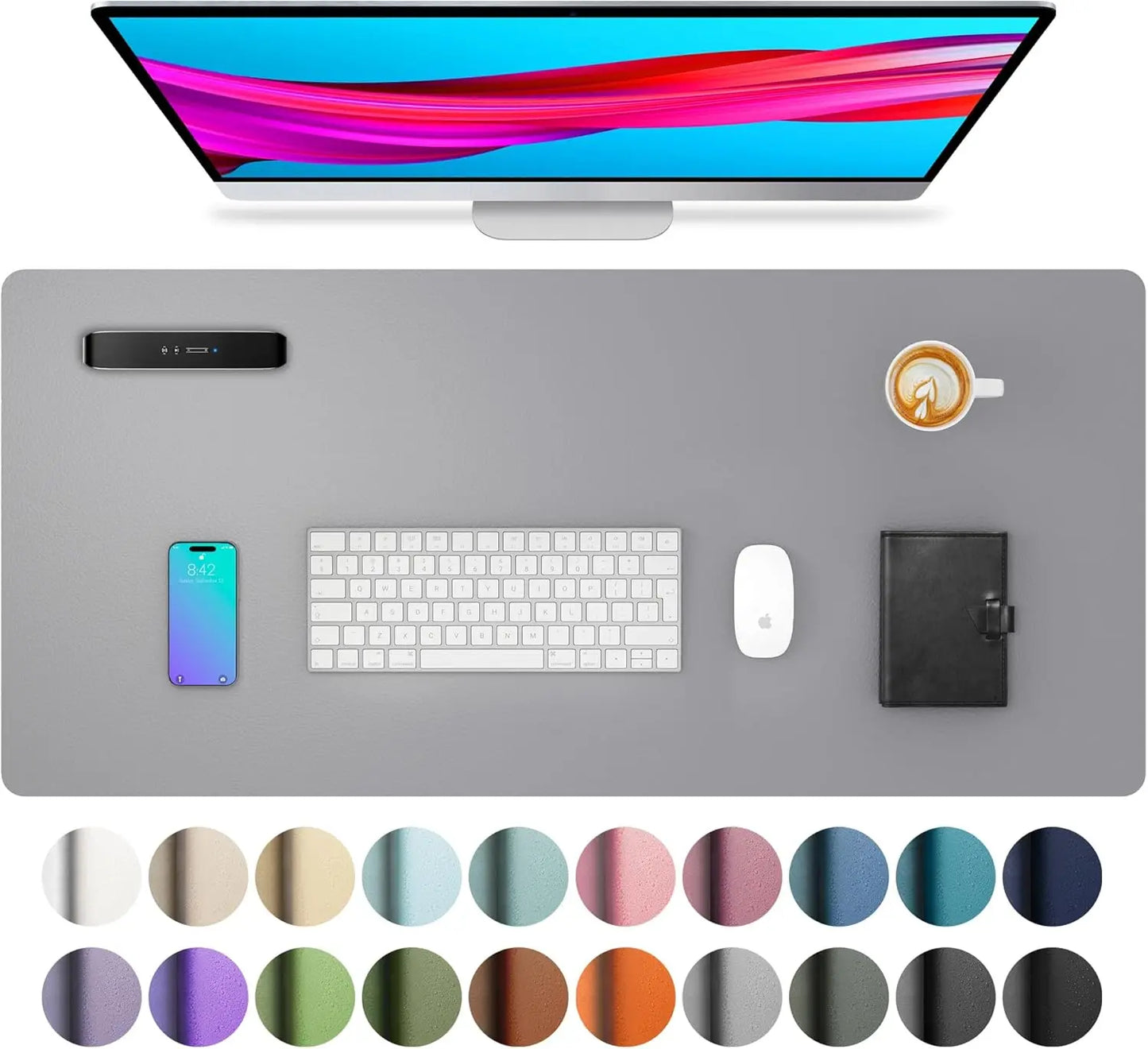 Tapis de souris de Bureau MovaSkin — Premium, Imperméable & Anti-Dérapant