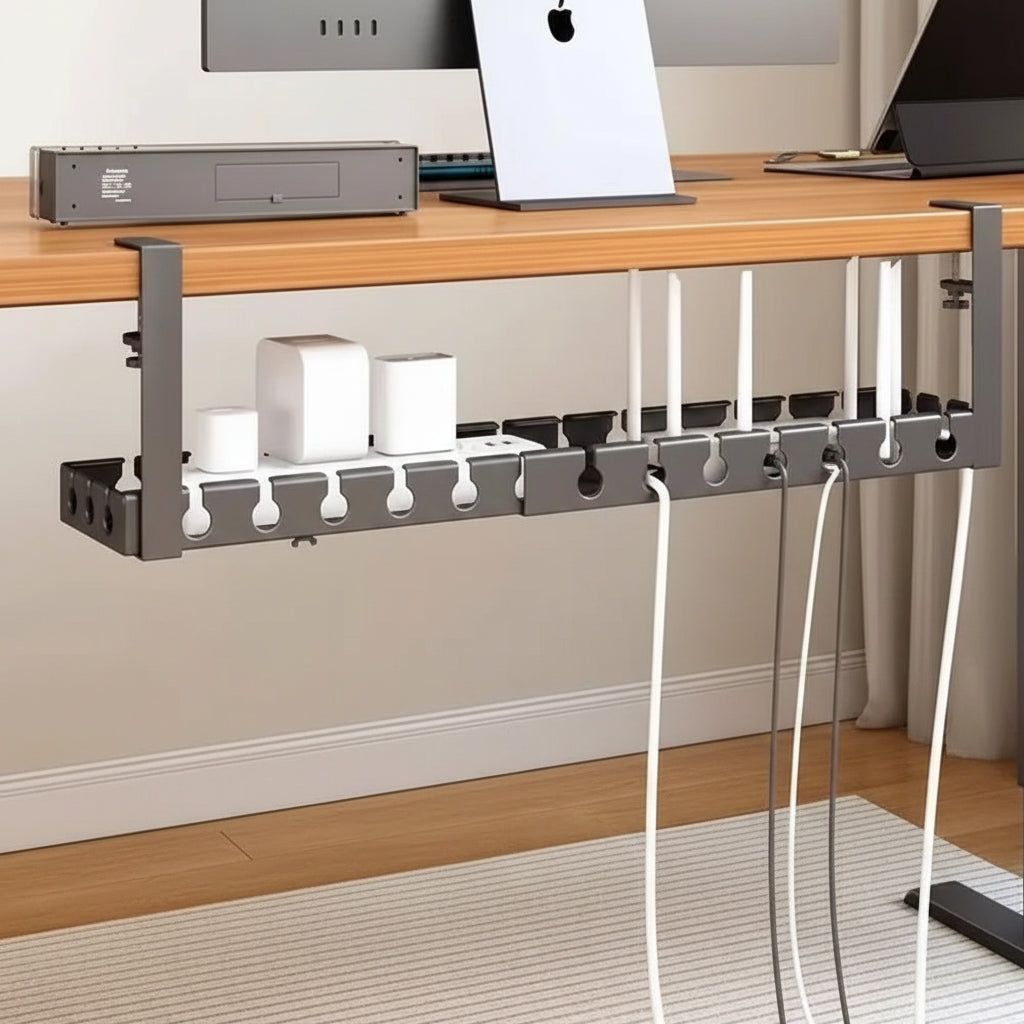 MovaTray — Plateau de Gestion des Câbles Extensible (Sans perçage)