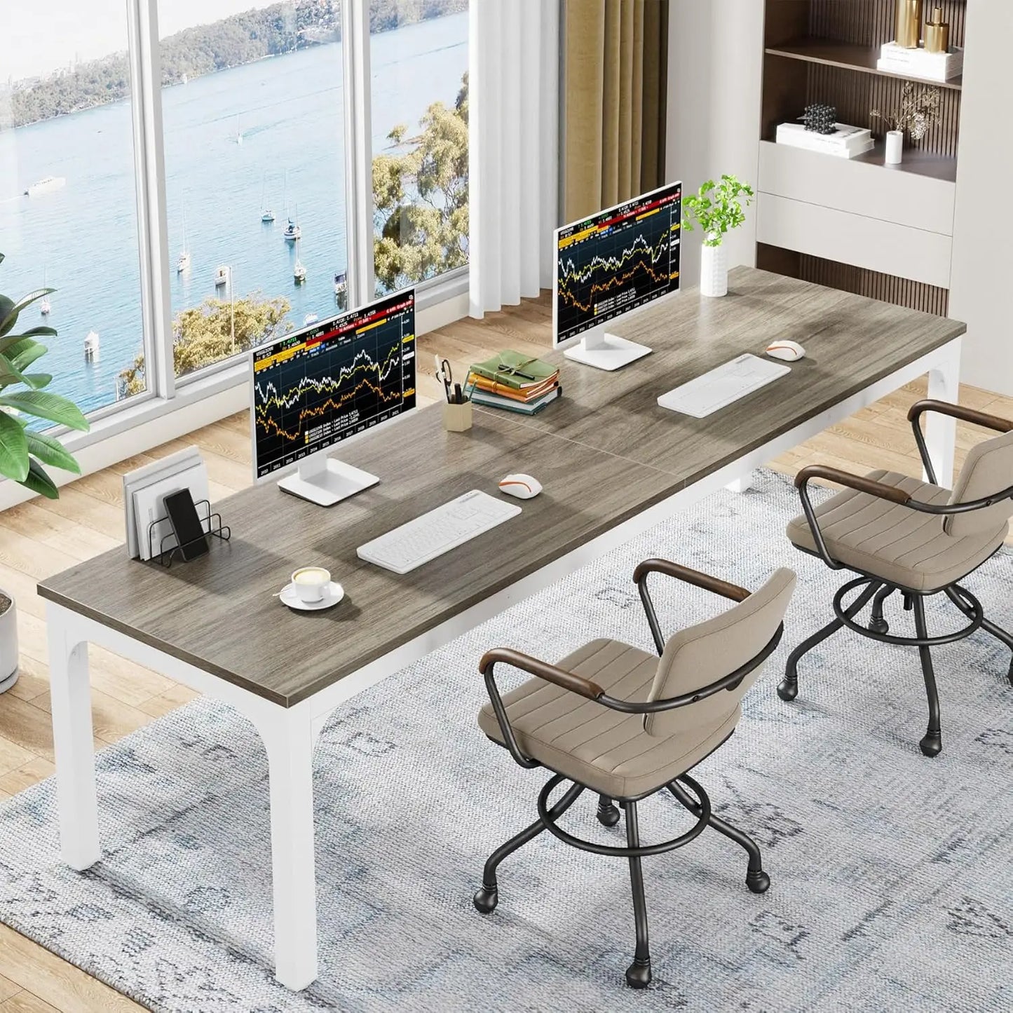 Mova-Duo : Le Bureau Longueur XL (200 cm)